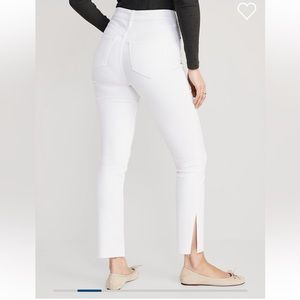Old Navy rockstar super skinny white jeans size 10